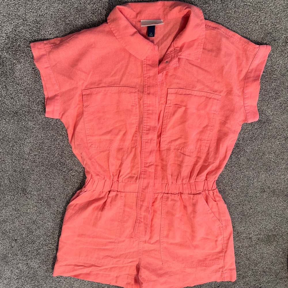 Vibrant Coral Women's Jumpsuit